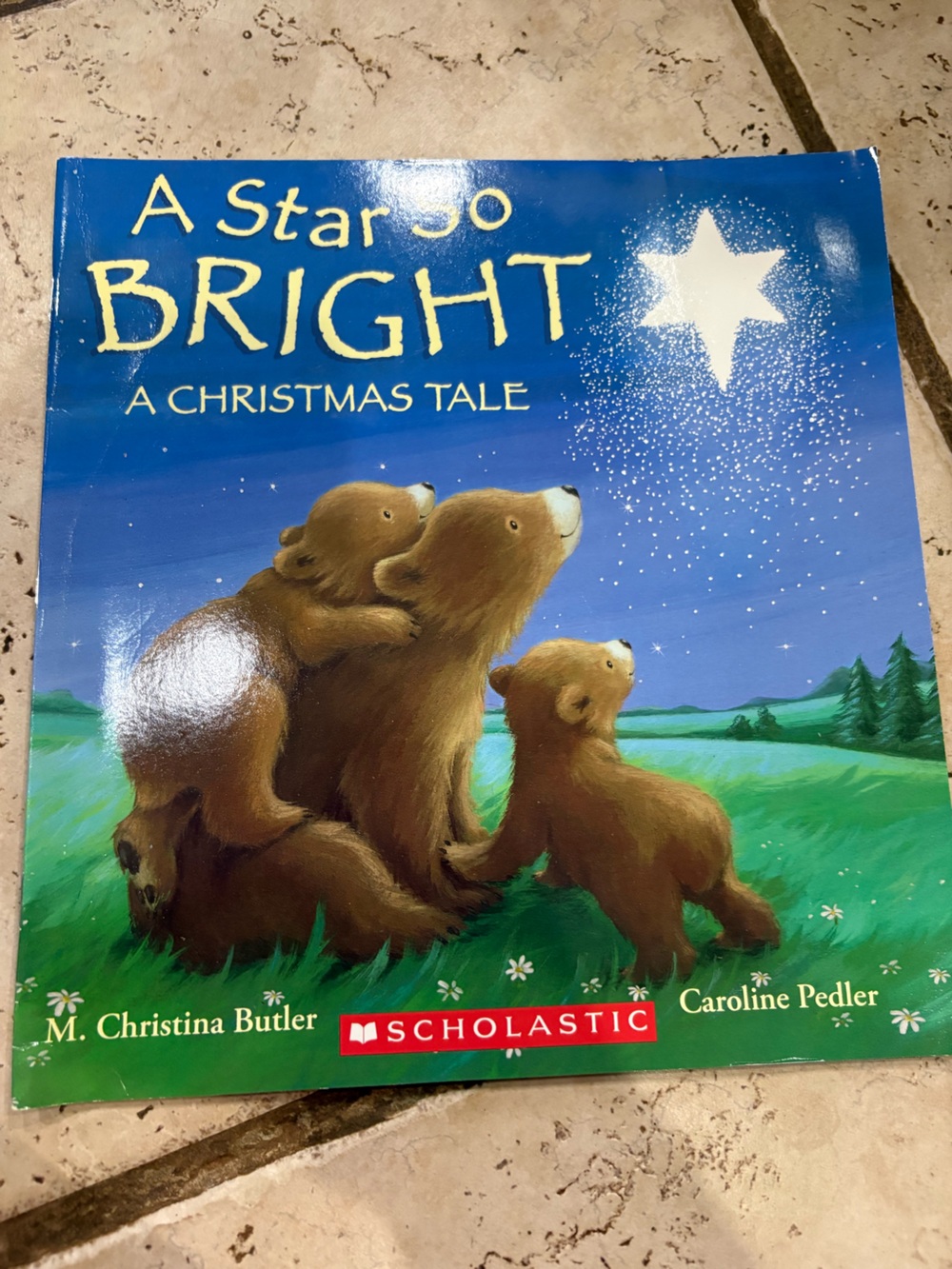 Scholastic Blue and Green "A Star So Bright" Picture Book